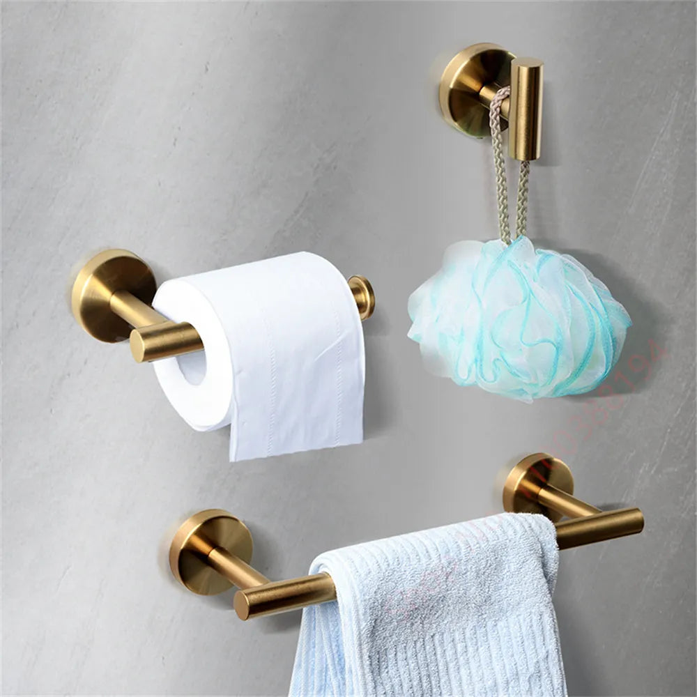 Toilet Towel Paper Holder Adhesive Black Silver Kitchen Roll Paper Stand Bathroom Accessories WC